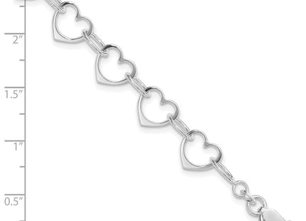 Sterling Silver Bracelets Style QG1469R - Classique Jewelry Inc.