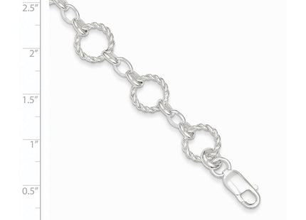 Sterling Silver Bracelets Style QG1527 - Classique Jewelry Inc.