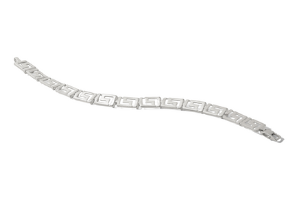 Sterling Silver Greek Key Bracelet