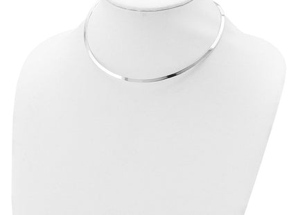Sterling Silver Polished Neck Collar