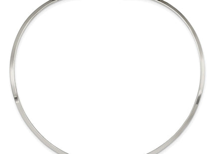 Sterling Silver Polished Neck Collar