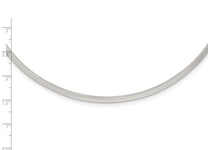 Sterling Silver Polished Neck Collar