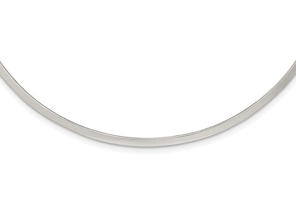 Sterling Silver Polished Neck Collar