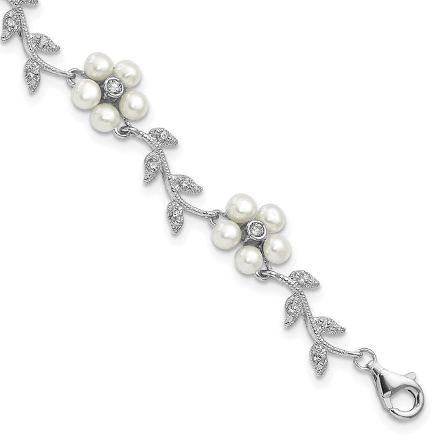Sterling Silver Bracelets Style QG1805 - Classique Jewelry Inc.