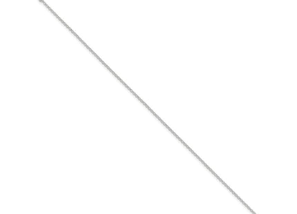 Sterling silver anklet, alternate view