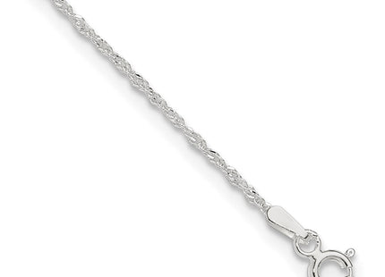 Sterling silver singapore link anklet