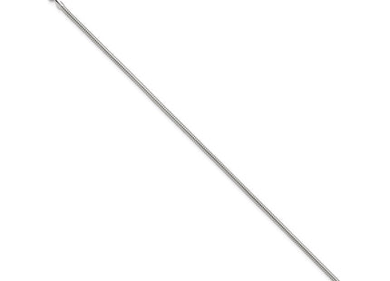 Sterling Silver Snake Chain 10in Plus 1in ext. Anklet (Style QG2141-9)