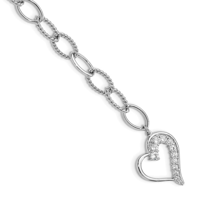 Sterling Silver Bracelets Style QG2178 - Classique Jewelry Inc.