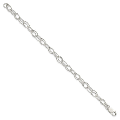 Sterling Silver Double Link Bracelet