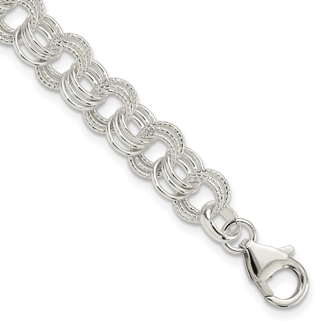 Sterling Silver Bracelets Style QG2223 - Classique Jewelry Inc.