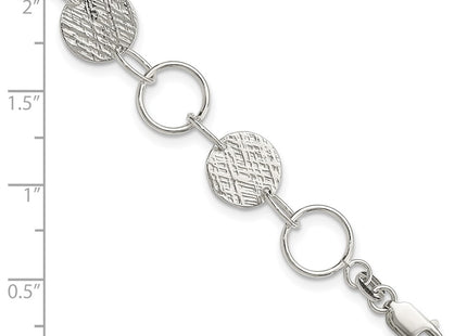 Sterling Silver Bracelets Style QG2341 - Classique Jewelry Inc.