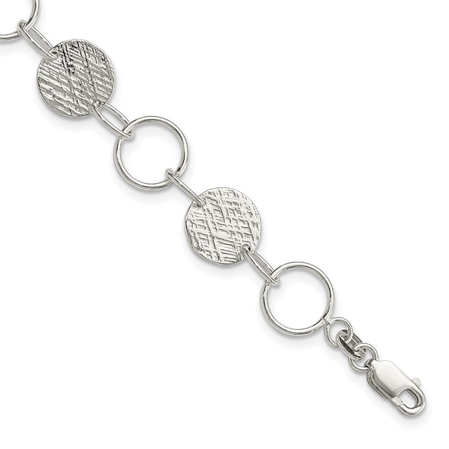 Sterling Silver Bracelets Style QG2341 - Classique Jewelry Inc.