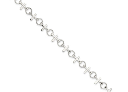 Sterling Silver Bracelets Style QG2404 - Classique Jewelry Inc.