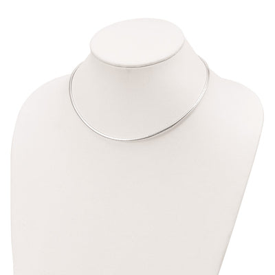 Sterling Silver w/2 in Ext Cubetto Chain