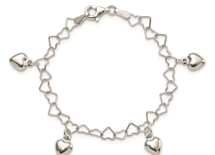 Sterling Silver Bracelets Style QG2581 - Classique Jewelry Inc.