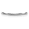 Sterling Silver Rhodium-plated Round w/2in ext Cubetto