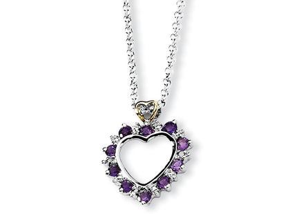 Sterling silver diamond necklace