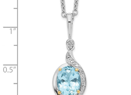 Sterling silver diamond necklace, another view