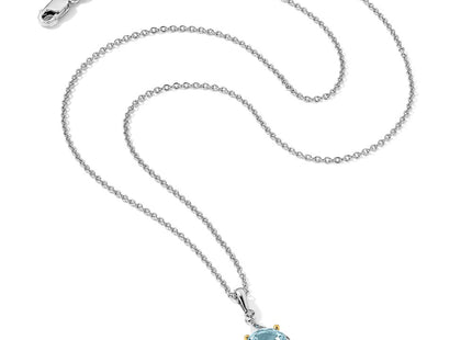 Sterling silver diamond necklace, additional view
