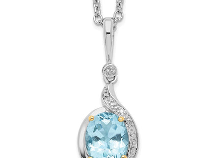 Sterling silver diamond necklace