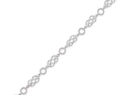 Sterling Silver Bracelets Style QG3026 - Classique Jewelry Inc.
