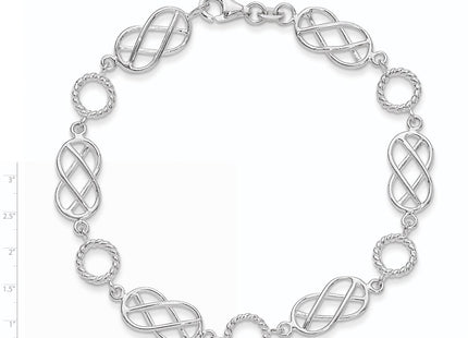 Sterling Silver Bracelets Style QG3026 - Classique Jewelry Inc.