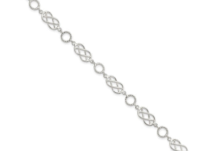 Sterling Silver Bracelets Style QG3026 - Classique Jewelry Inc.