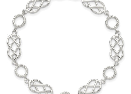 Sterling Silver Bracelets Style QG3026 - Classique Jewelry Inc.