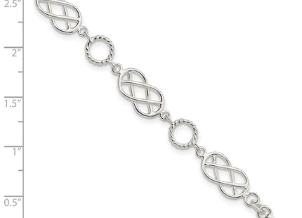 Sterling Silver Bracelets Style QG3026 - Classique Jewelry Inc.