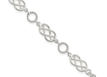 Sterling Silver Bracelets Style QG3026 - Classique Jewelry Inc.