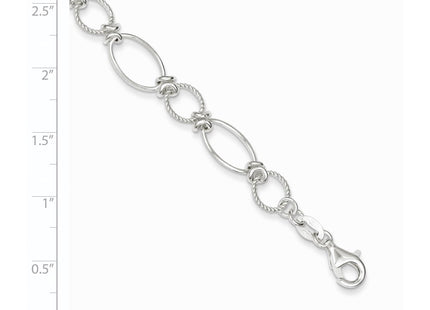 Sterling Silver Bracelets Style QG3059 - Classique Jewelry Inc.