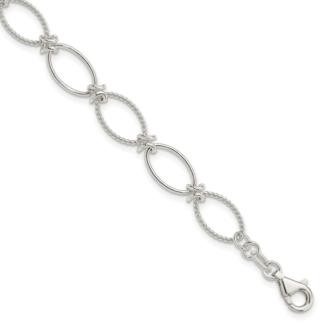 Sterling Silver Bracelets Style QG3060 - Classique Jewelry Inc.