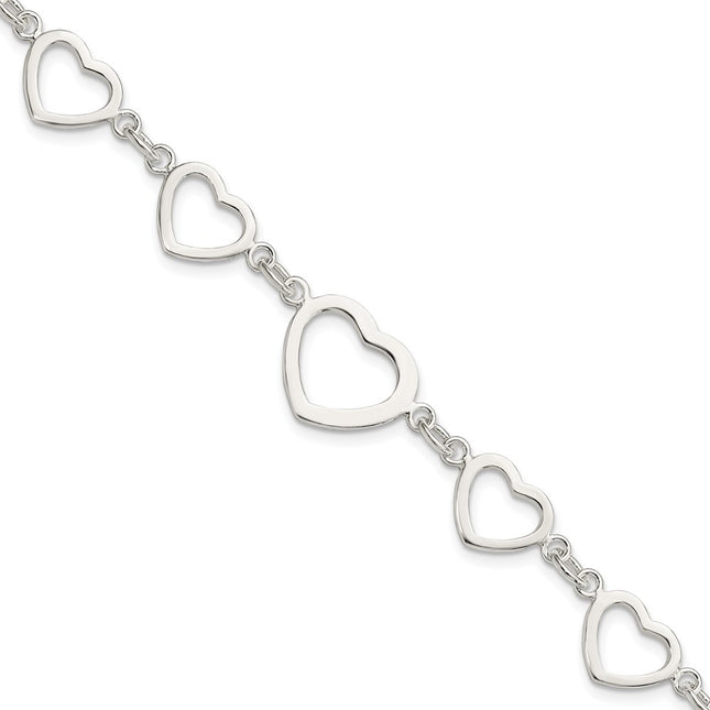 Sterling Silver Bracelets Style QG3100 - Classique Jewelry Inc.