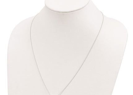 Sterling Silver Polished 3 Bead Necklace