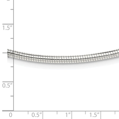 Sterling Silver Round Neckwire Necklace