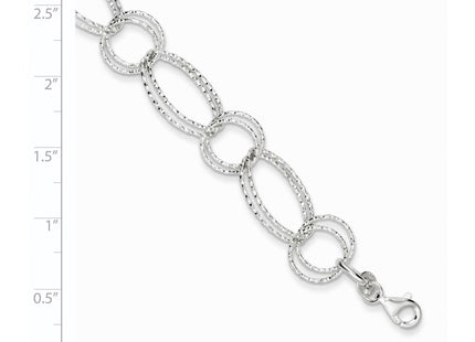 Sterling Silver Bracelets Style QG3238 - Classique Jewelry Inc.