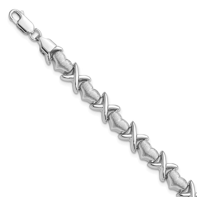 Sterling Silver Bracelets Style QG3249 - Classique Jewelry Inc.