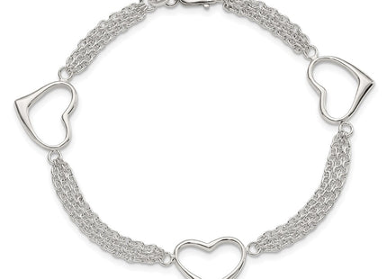 Sterling Silver Bracelets Style QG3268 - Classique Jewelry Inc.