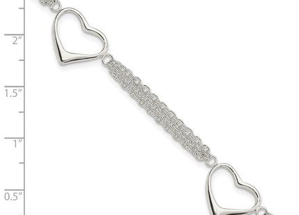 Sterling Silver Bracelets Style QG3268 - Classique Jewelry Inc.