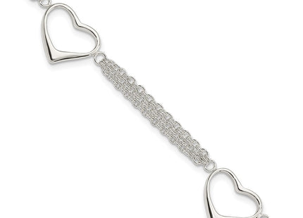 Sterling Silver Bracelets Style QG3268 - Classique Jewelry Inc.