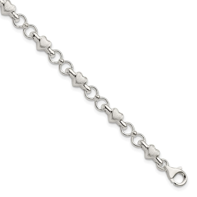 Sterling Silver Bracelets Style QG3310 - Classique Jewelry Inc.