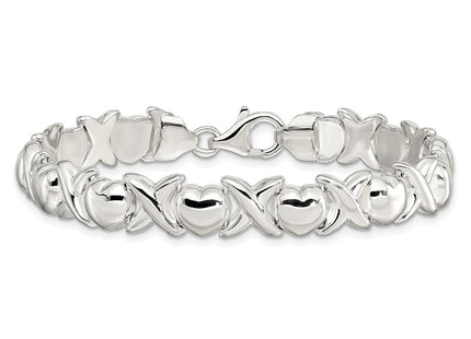 Sterling Silver Bracelets Style QG3312 - Classique Jewelry Inc.