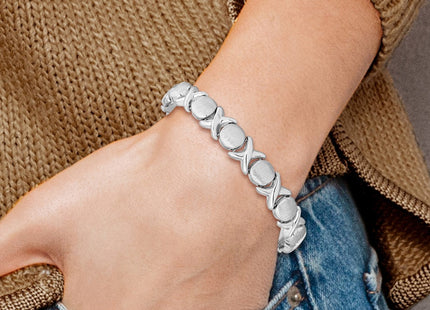 Sterling Silver Bracelets Style QG3314 - Classique Jewelry Inc.