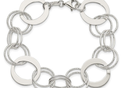 Sterling Silver Bracelets Style QG3327 - Classique Jewelry Inc.