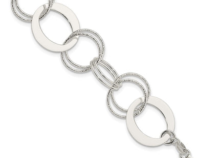 Sterling Silver Bracelets Style QG3327 - Classique Jewelry Inc.