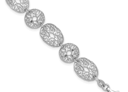 Sterling Silver Bracelets Style QG3335 - Classique Jewelry Inc.