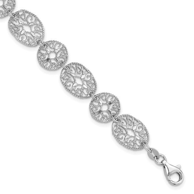 Sterling Silver Bracelets Style QG3335 - Classique Jewelry Inc.
