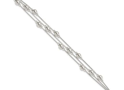 Sterling Silver Chain Bracelets Style QG3344 - Classique Jewelry Inc.