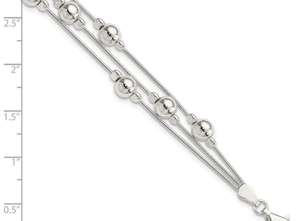 Sterling Silver Chain Bracelets Style QG3344 - Classique Jewelry Inc.