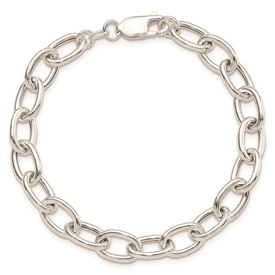 Sterling Silver Open Link Cable Necklace